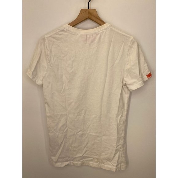 Superdry Crew Neck Short Sleeve Tee Shirt White S - Picture 3 of 5